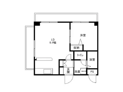 KDXレジデンス小豆沢(1LDK/2階)の間取り写真