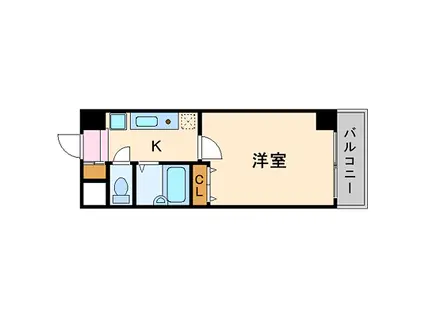 メインステージ西新宿(1K/11階)の間取り写真