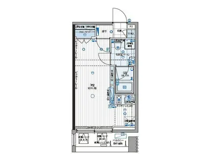 パティーナ三田台(ワンルーム/6階)の間取り写真