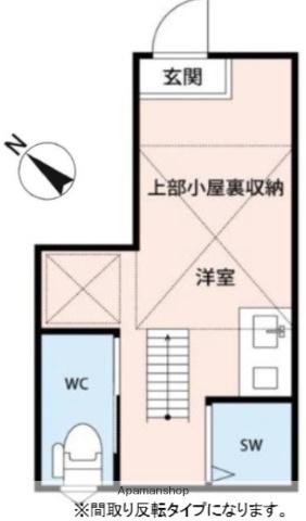 サークルハウス田園調布参番館サークルハウスデンエンチョウフサン(ワンルーム/1階)の間取り写真