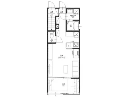 RAKO GRACE 馬込(1LDK/1階)の間取り写真