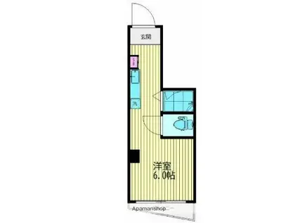 大森スカイレジデンス(ワンルーム/3階)の間取り写真