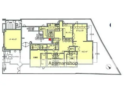 目黒三田トリニティ(4SLDK/1階)の間取り写真