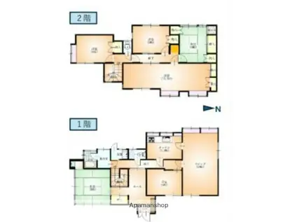 東急目黒線 洗足駅 徒歩3分 2階建 築22年(6LDK)の間取り写真