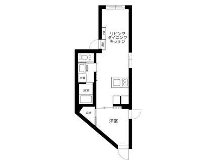 グランメゾン目黒(1LDK/2階)の間取り写真