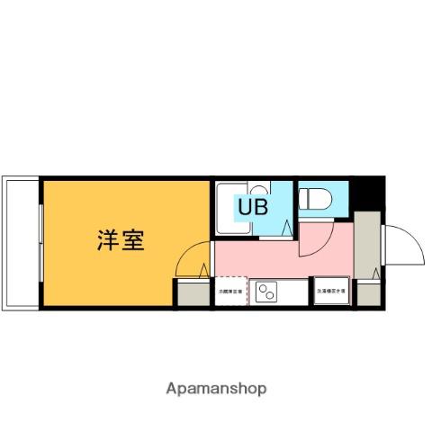 スカイコート文京白山第5(1K/2階)の間取り写真