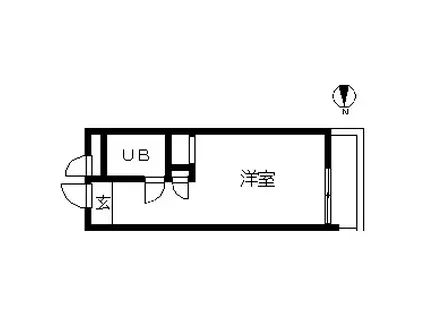 ハイシティ目白(ワンルーム/3階)の間取り写真