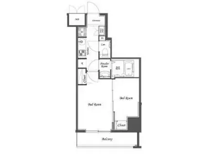 Nステージ本蓮沼(2K/9階)の間取り写真