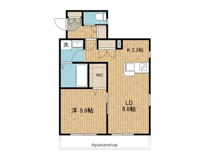 グランドソレイユ(1LDK/3階)の間取り写真