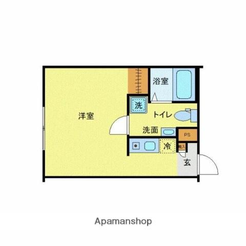 RSC綾瀬(ワンルーム/1階)の間取り写真