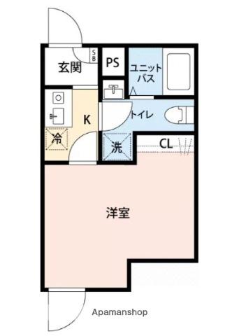 マイナビSTAY蓮根レジデンス(1K/4階)の間取り写真