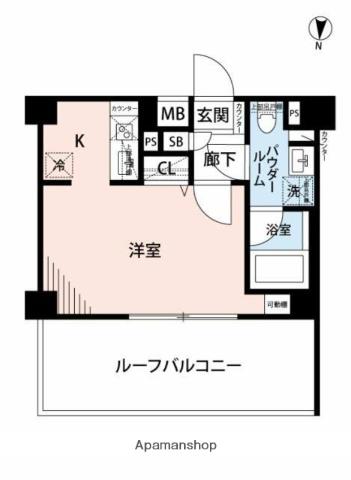 マイナビSTAY本蓮沼コート(1K/5階)の間取り写真