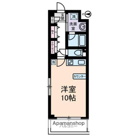 ベスト御茶ノ水Ⅱ(ワンルーム/5階)の間取り写真