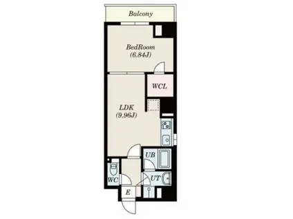 GRANPASEO八丁堀(1LDK/3階)の間取り写真