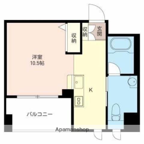 リオフレンテ(ワンルーム/2階)の間取り写真