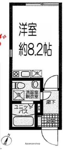 B.E.GRAND清澄白河 ビーイーグランド清澄白河(ワンルーム/3階)の間取り写真