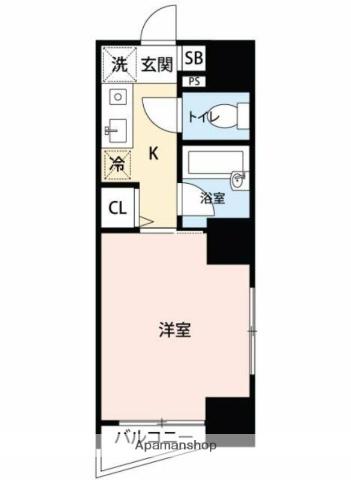 マイナビSTAYミライエ文京本郷1丁目(1K/4階)の間取り写真