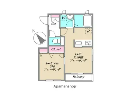シャーメゾン高円寺(1LDK/3階)の間取り写真