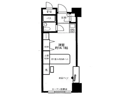 メゾン大塚(ワンルーム/7階)の間取り写真