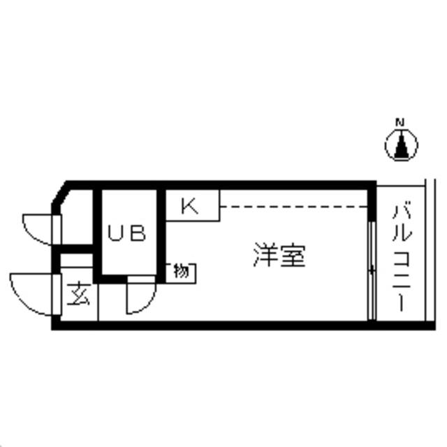 TOP・大塚第4(ワンルーム/1階)の間取り写真