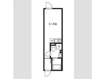 バズ西台Ⅲ(ワンルーム/2階)の間取り写真