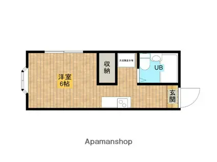 藤コーポ(1K/2階)の間取り写真