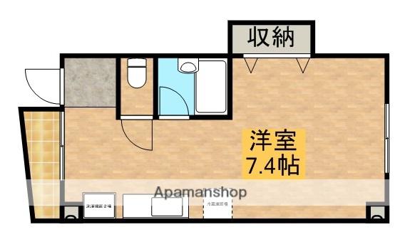 サンビューハイツ(ワンルーム/1階)の間取り写真