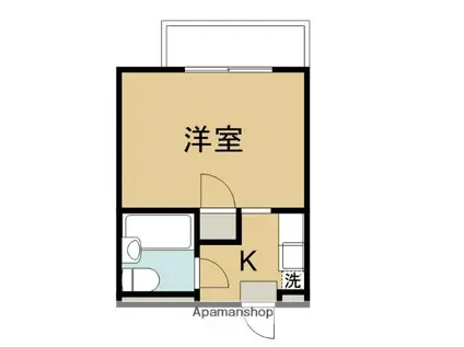 レオパレス大蔵(1K/3階)の間取り写真