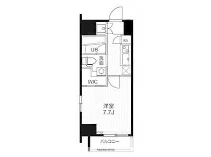 N-STAGE 板橋本町アジールコート(1K/2階)の間取り写真