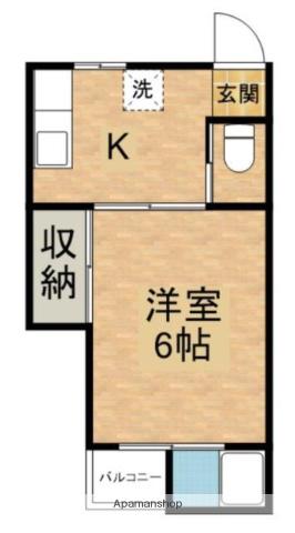 サクラコーポ(1K/2階)の間取り写真