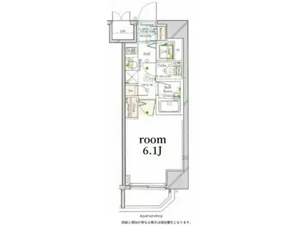コンシェリア大塚駅前(1K/4階)の間取り写真