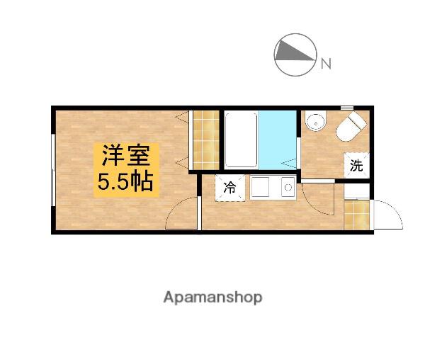 ハイグローブ東十条(1K/4階)の間取り写真