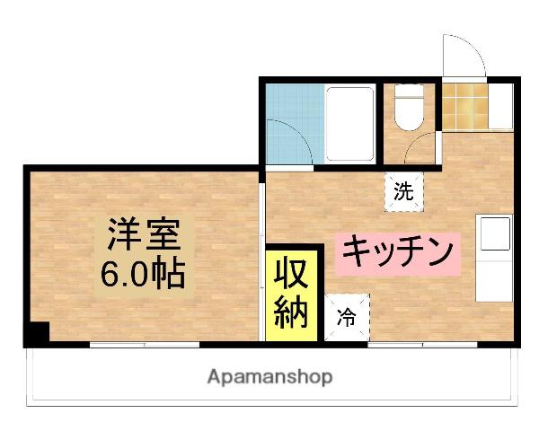 照沼ビル(1K/3階)の間取り写真