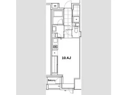 プライムアーバン南池袋(ワンルーム/5階)の間取り写真
