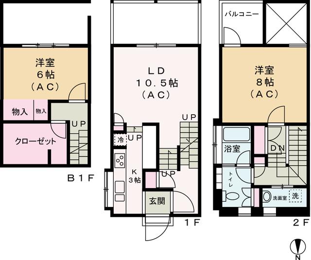 BELLE LUMIERE(2LDK)の間取り写真