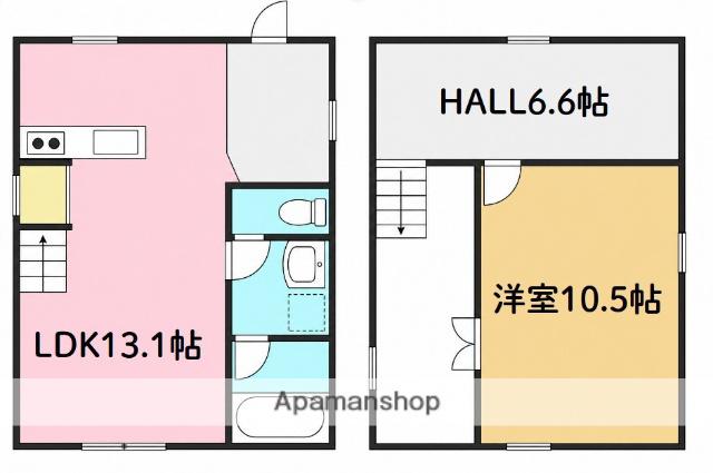 LAGUNA TERRACE 小金井(1LDK/1階)の間取り写真