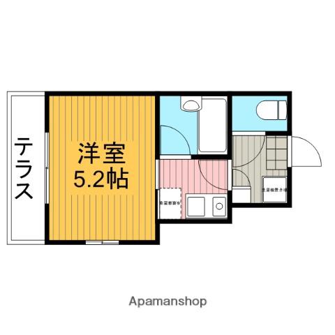 IZUMI T&M(1K/2階)の間取り写真