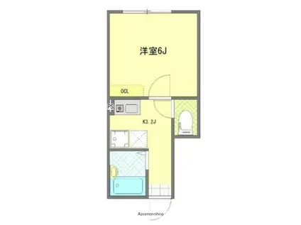 マウ東高円寺(1K/1階)の間取り写真