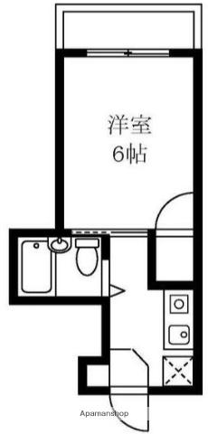 ルミネ東高円寺(1K/2階)の間取り写真