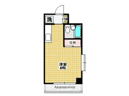 シーダーズフォレスト(1K/2階)の間取り写真