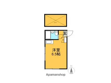 ベルハイム荻窪(ワンルーム/1階)の間取り写真