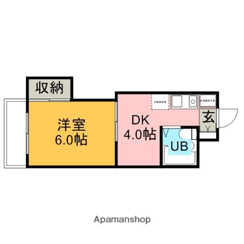 アーク荻窪(1DK/1階)の間取り写真