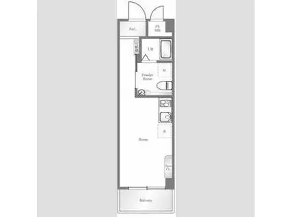 メゾン新高円寺(1K/3階)の間取り写真