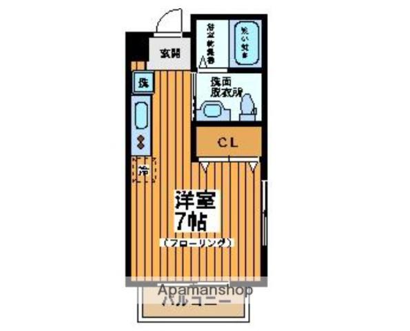 アルテ エム(ワンルーム/1階)の間取り写真