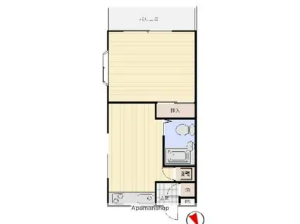 ハイム祥寺(1DK/1階)の間取り写真