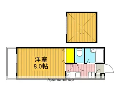 コア・フォーレストアネックス(1K/2階)の間取り写真