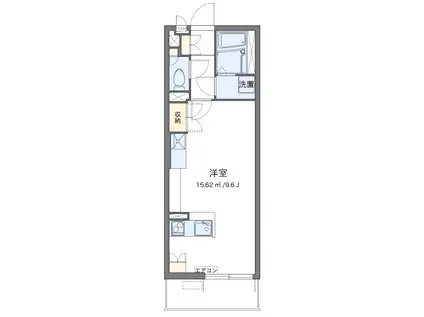 レオネクストヴィーブルⅢ(ワンルーム/3階)の間取り写真