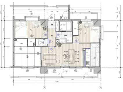 ラフィネ立川(3LDK/9階)の間取り写真
