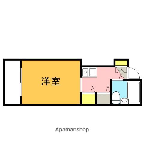 ファサード西荻(1K/2階)の間取り写真