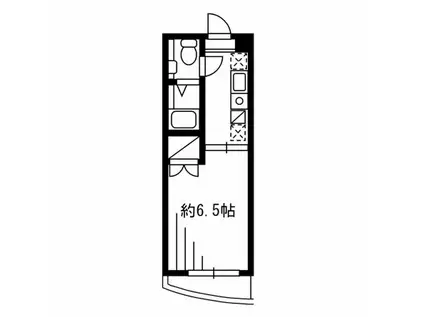 FSC新宿マンション(1K/4階)の間取り写真
